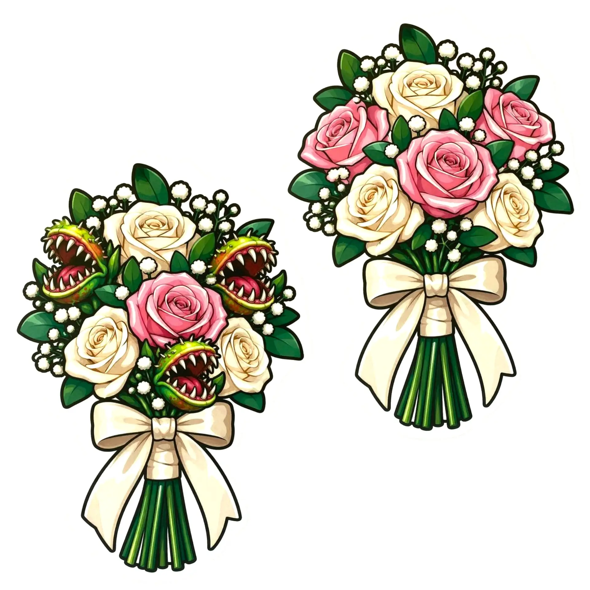 Bouquet de mariage XXL recto verso – accessoire photobooth BOOTH PARTY